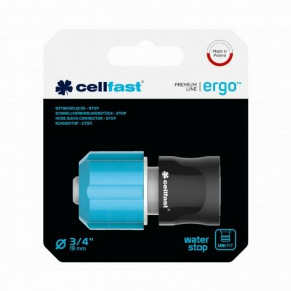 Raccord rapide stop ergo 19 mm