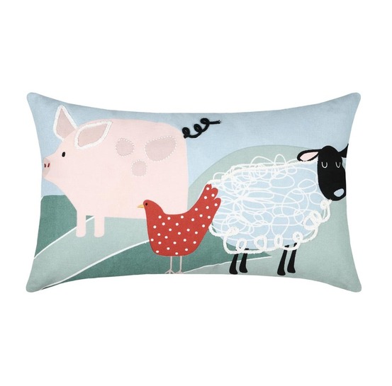Coussin dehoussable les animaux de tom