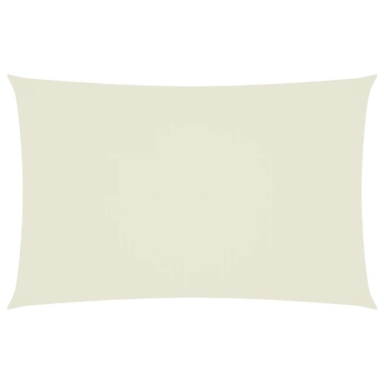 Voile de parasol tissu oxford rectangulaire 5x8 m crème