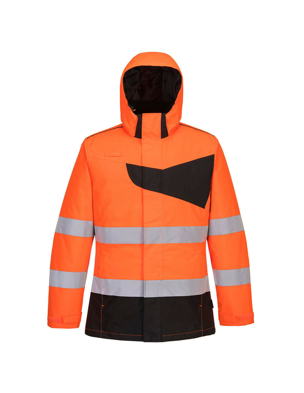Parka d'hiver haute visibilité pw2 couleur : orange/noir taille s - portwest