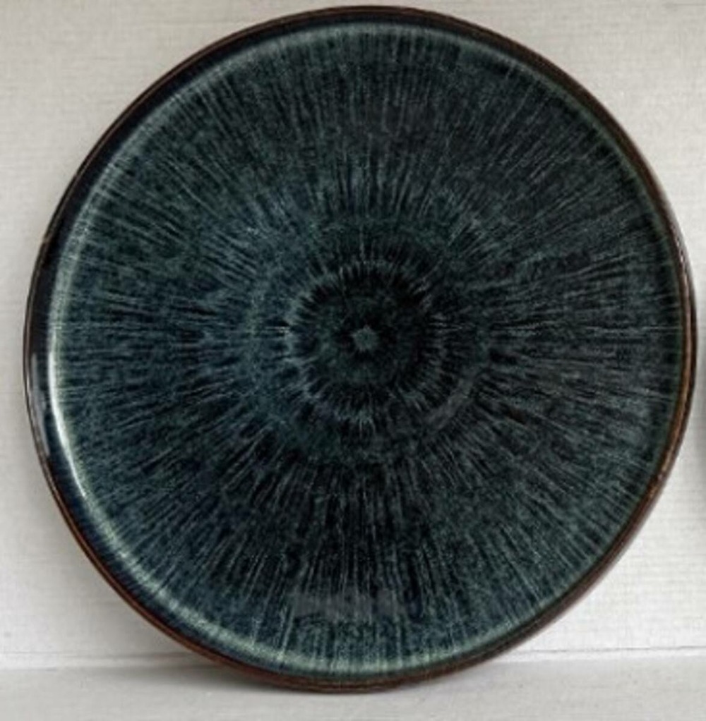 Lot de 4 assiettes eva bleu