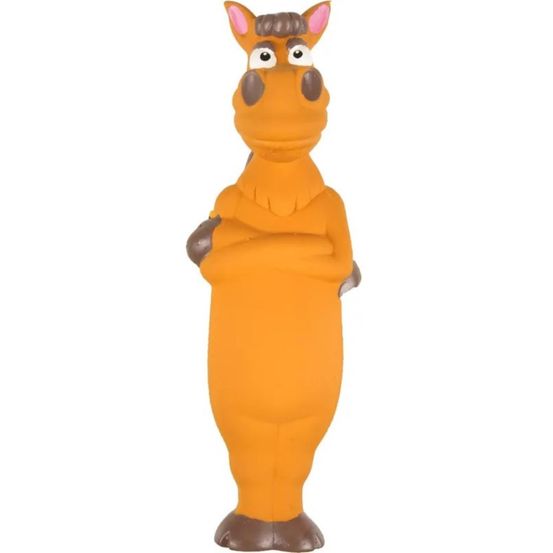 Jouet en latex, cheval avec son, pour chien 15cm