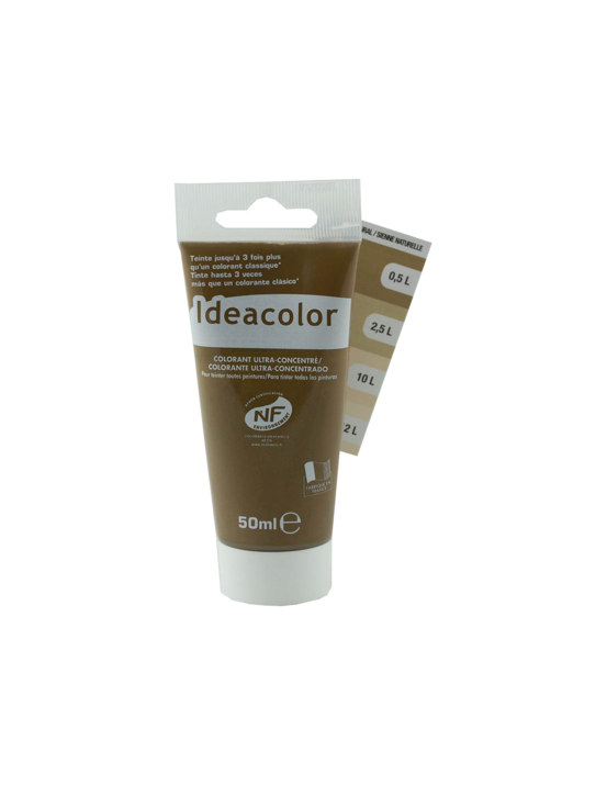 Colorant sienne naturelle 2052 50ml - ideacolor