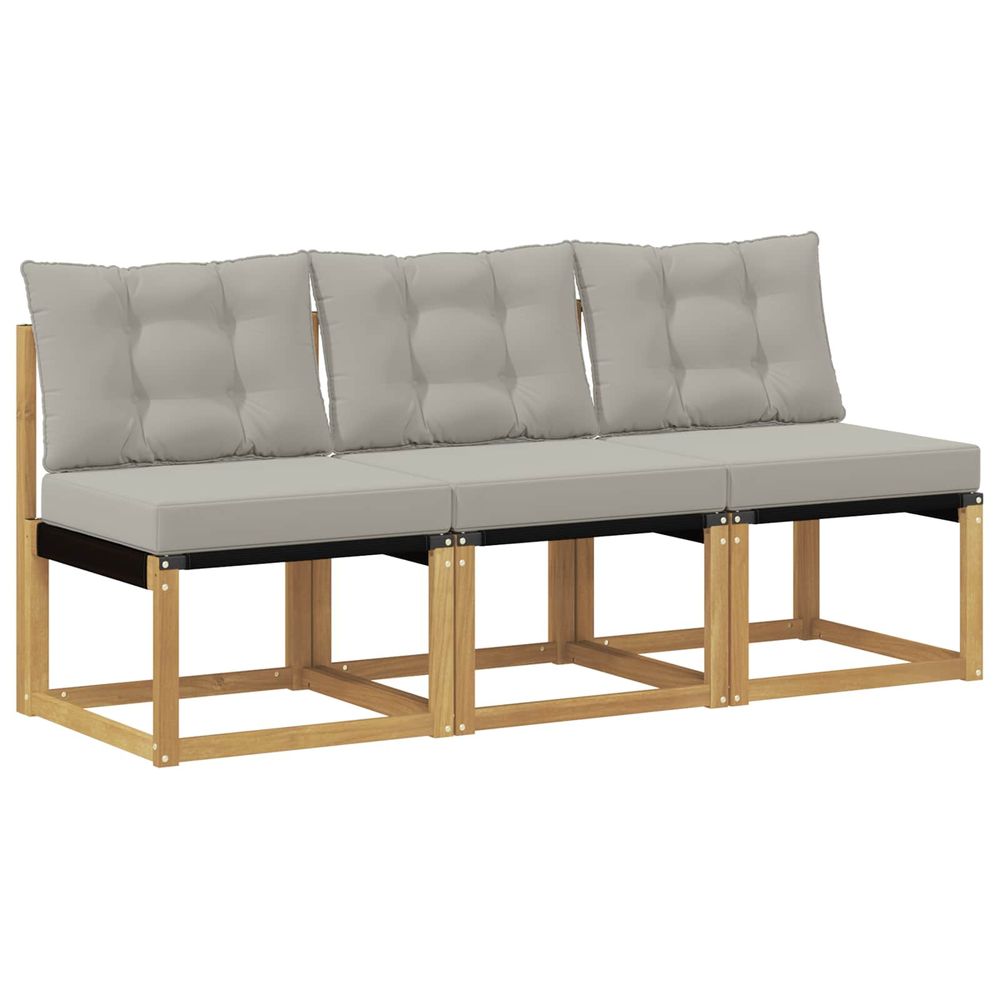 3 pc sofa de milieu extérieur blanc
