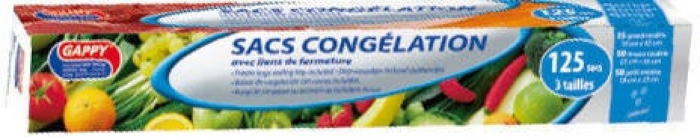 Sac congelation 3 tailles assorties