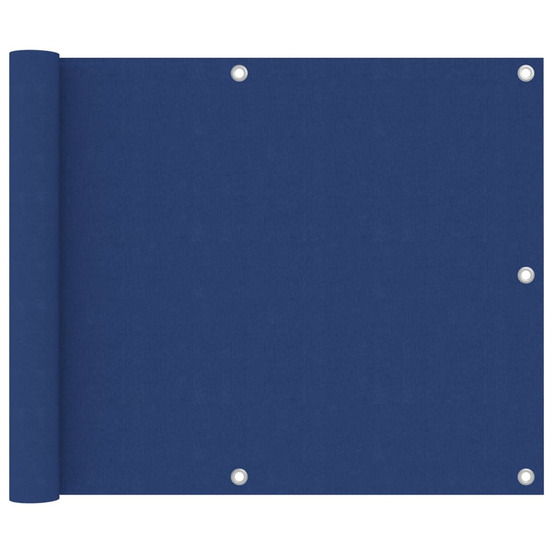 Écran de balcon bleu 75x400 cm tissu oxford