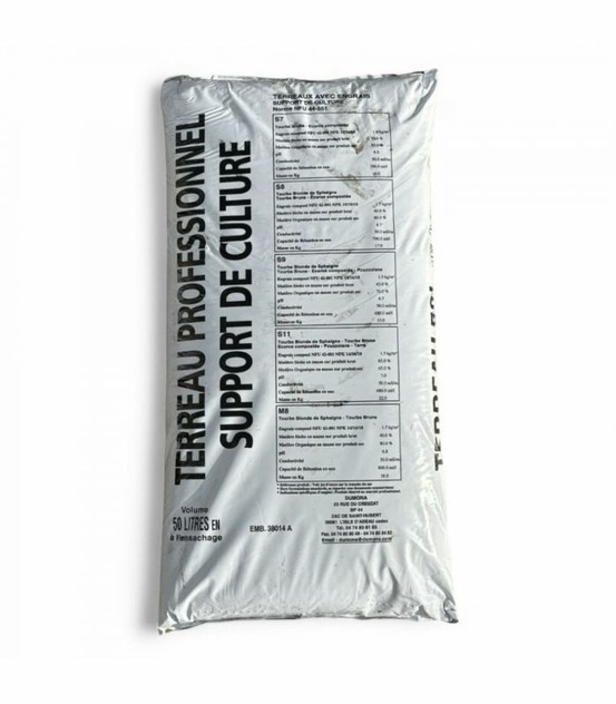 Substrat gazon flori sport 50l, favorise l'enracinement, pour regarnissage de pelouses - florivert neg01645