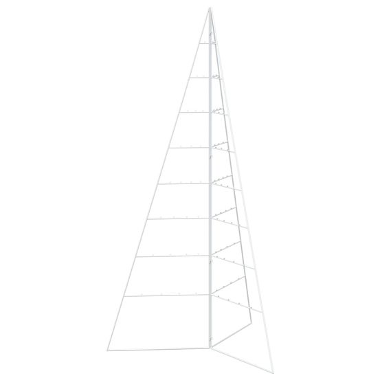 Arbre de noël en métal kuopio 180 cm acier blanc