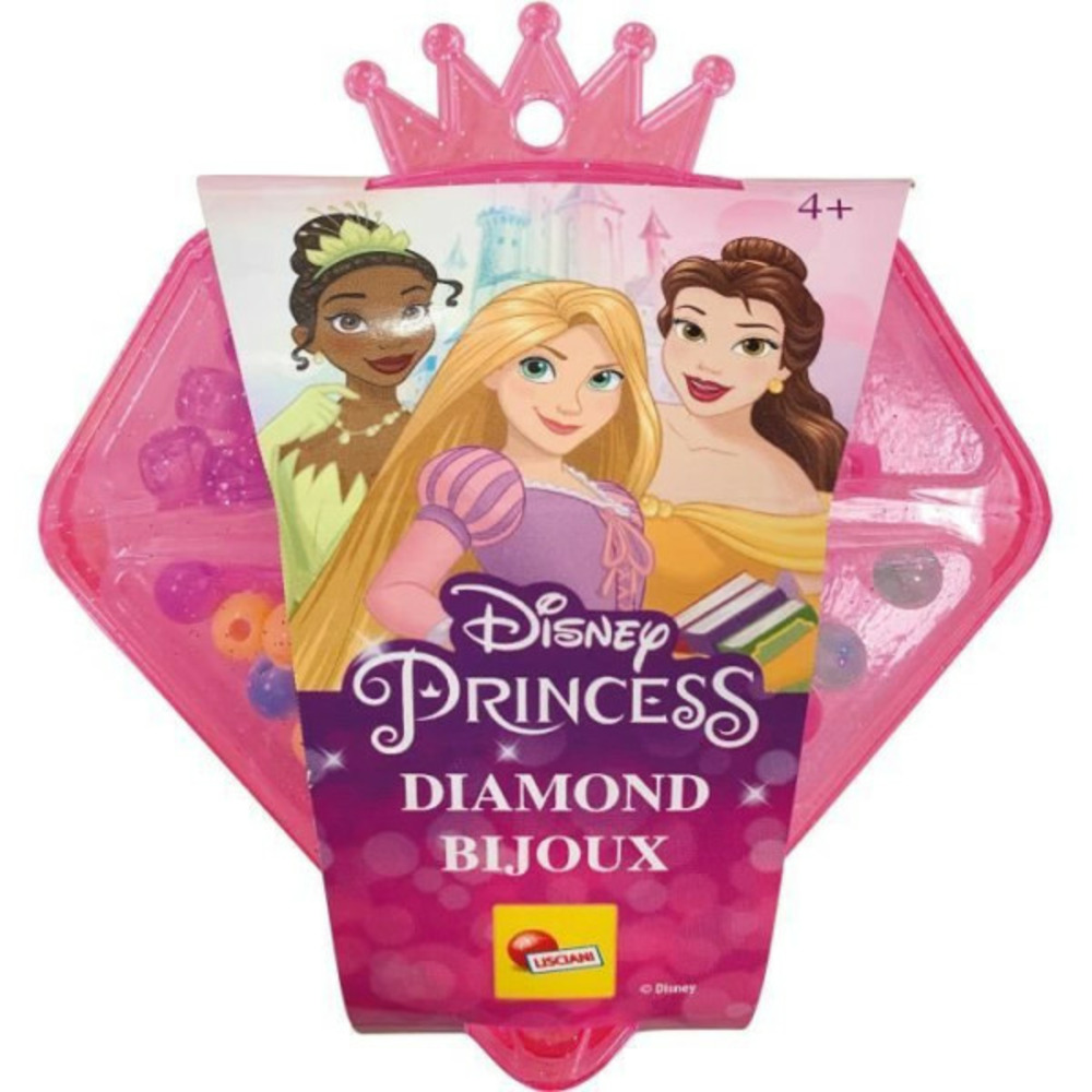Coffret bijoux - liscianigiochi - princesses - coffret diamant, perles et breloques