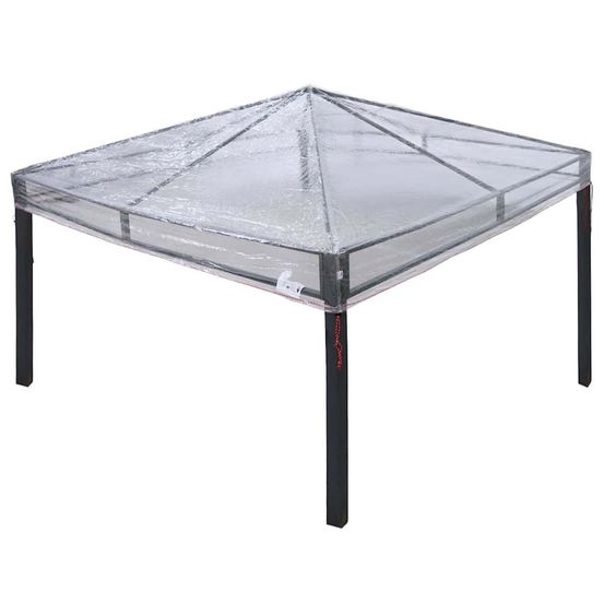 Remplacement de housse de gazebo 300 x 300 x 26 cm transparent