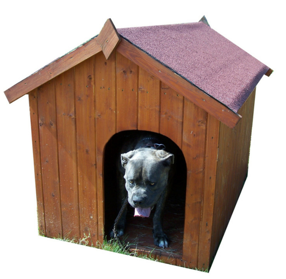 Niche à chien bi-pente 1.17m² naturel - nc0914.01