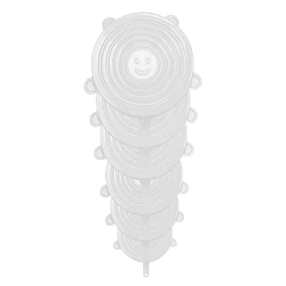 6 couvercles ajustables