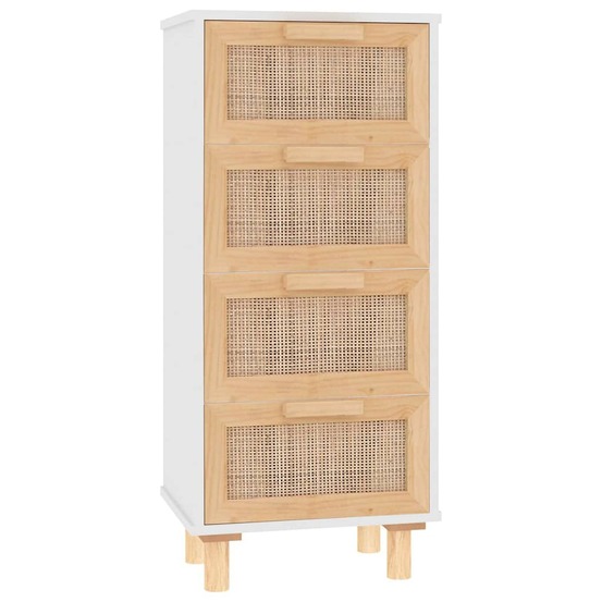 Buffet bahut commode armoire meuble de rangement organisateur cuisine salle de séjour salon 40 x 30 x 90 cm bois de pin massi