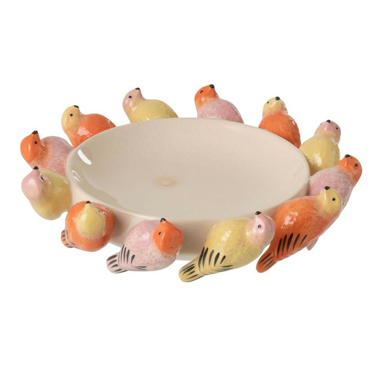 Coupelle déco oiseau
