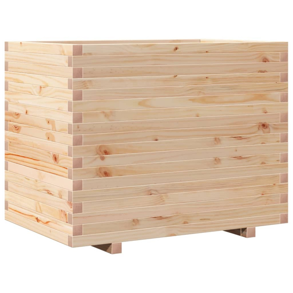Jardinière d'extérieur 90x60x72 cm bois de pin massif