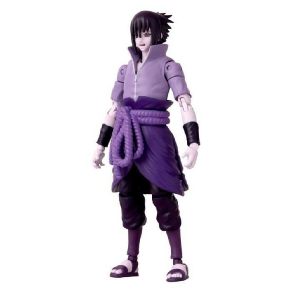 Figurine anime heroes 17 cm sasuke uchiwa rinnegan/mangekyo sharingan - bandai naruto shippuden