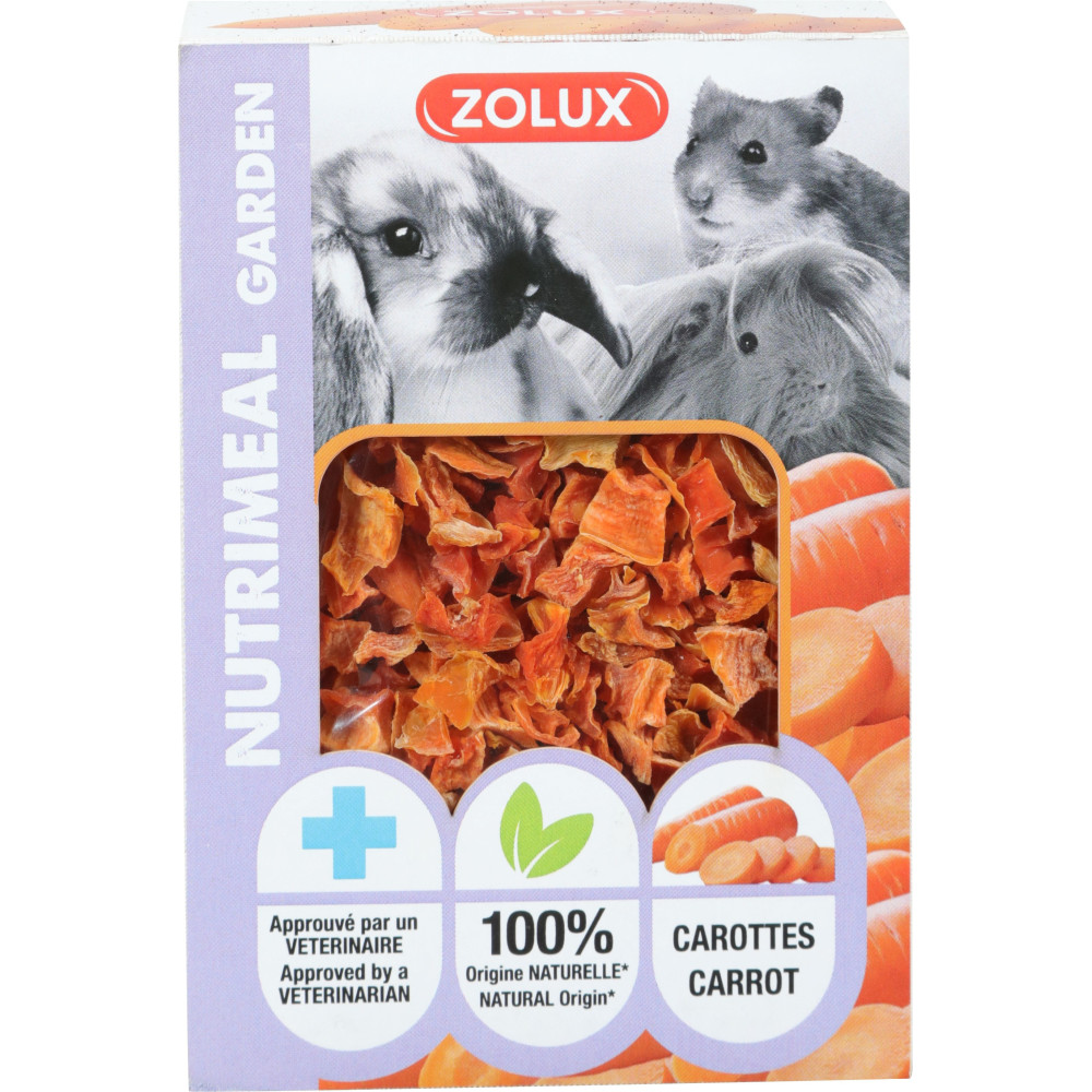 Friandises Lapin CRUNCHY STICK Nutrimeal carotte-pissenlit 115G ZOLUX