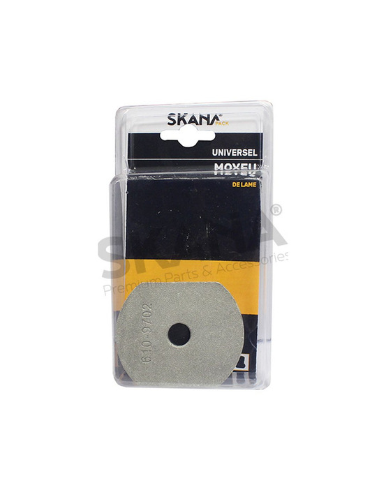 Moyeu de lame universel modèle court. S' utilise avec une plaque de sécurité. S'adapte avec notre gamme de lames universelles de