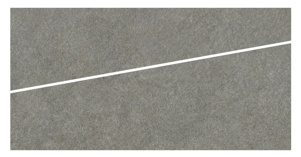 Carrelage effet pierre quartzite gris fumé cut dalle a 120x60x2 cm venturo - sol extérieur (vendu par carton de 0,72 m²) - ro'ma car