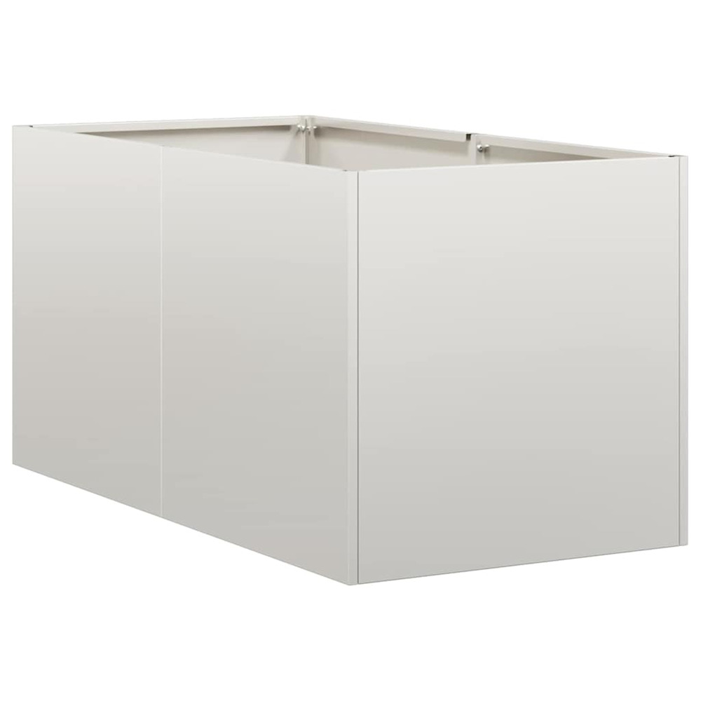 Jardinière d'extérieur 40x80x40 cm acier inoxydable