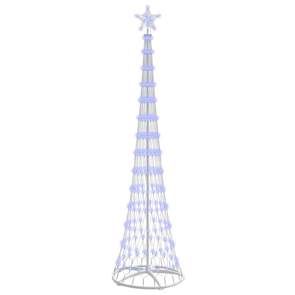 Arbre de noël led bleu 250 cm métal