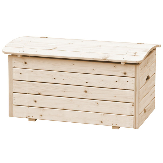 Coffre à jouets en bois pour enfants - coffre en bois pour jardin 80 x 50 x h47 cm - intérieure et extérieure - timbela m034-1