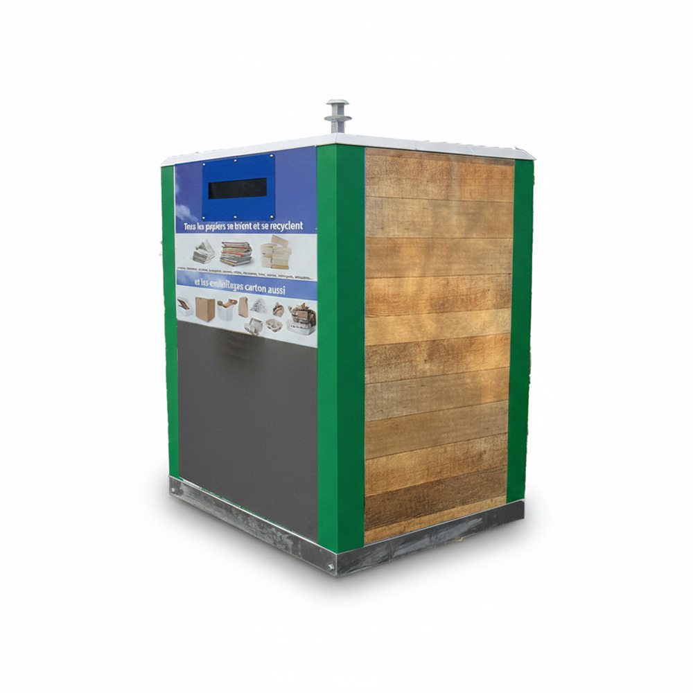 Conteneur aérien d'apport volontaire 4m3 kinshofer acier roméo