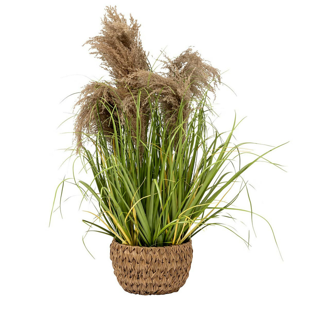 Plante herbe artificielle en pot 