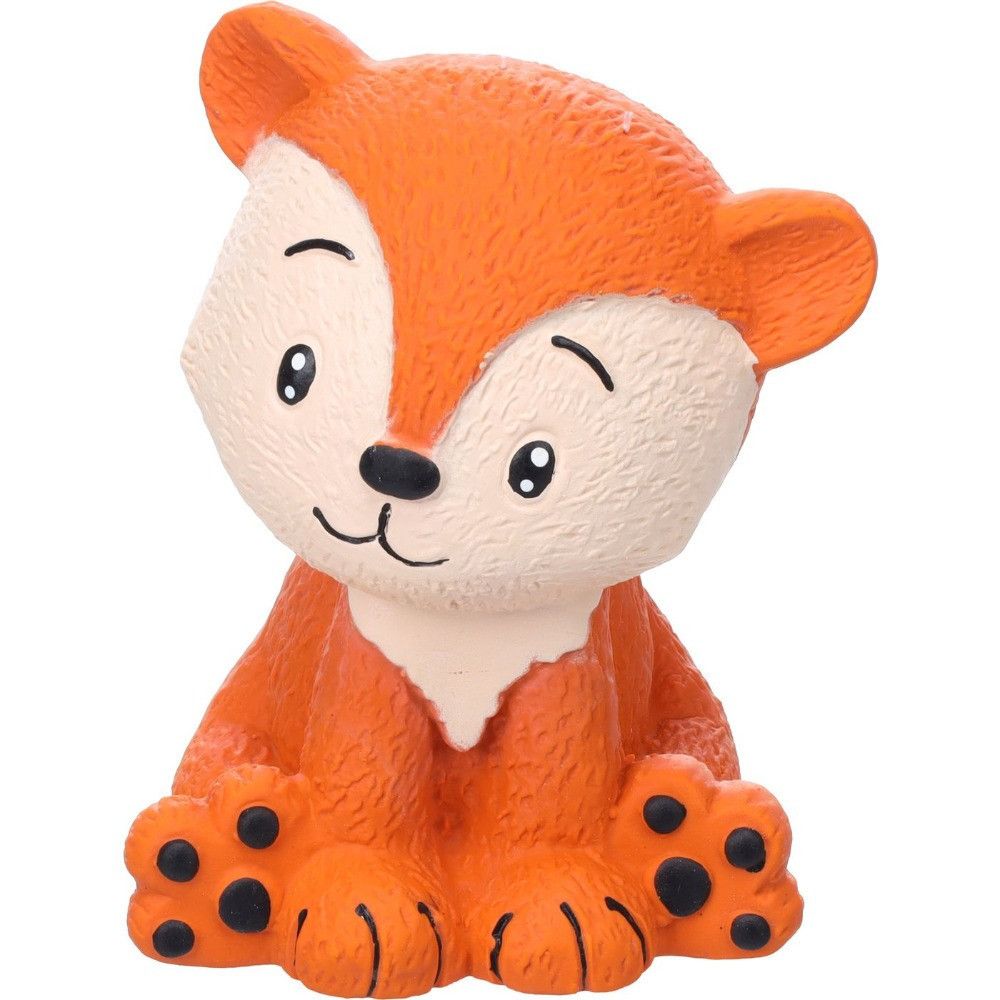 Jouet couineur en latex pour chien renard vorno orange - flamingo