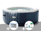 Kit spa gonflable  purespa blue navy rond bulles 6 places + 6 filtres + kit trai