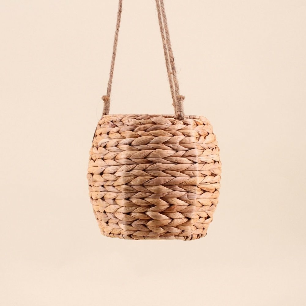 Cache-pot à suspendre jonc de mer 24x21cm