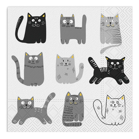 Lot de 20 serviettes en papier