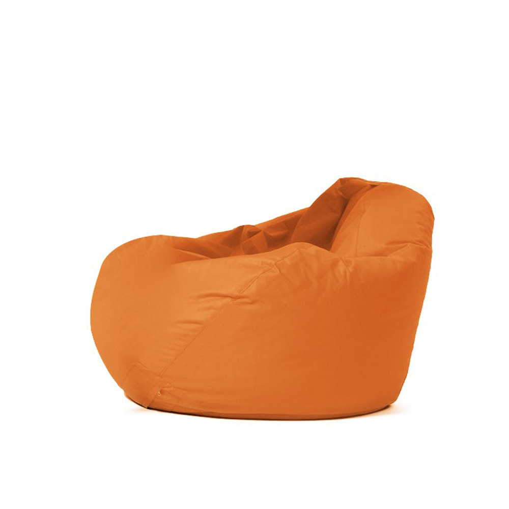 Pouf poire d'extérieur 130x115cm orange ohau