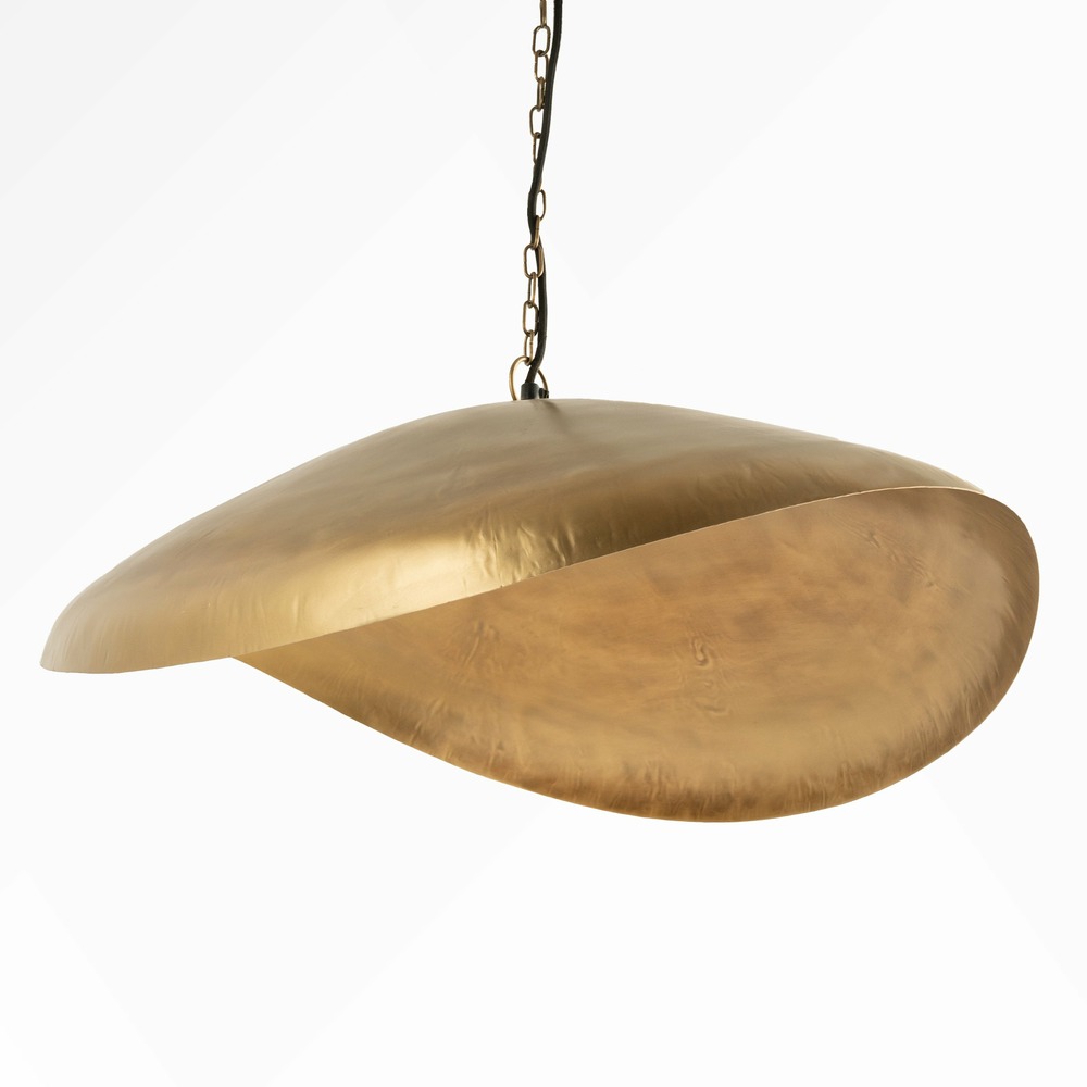 Pacha-suspension en métal doré 74 cm