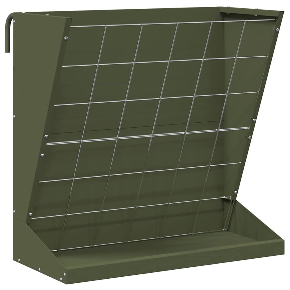 Distributeur de foin vert olive 71 x 33 x 70 cm 5 kg