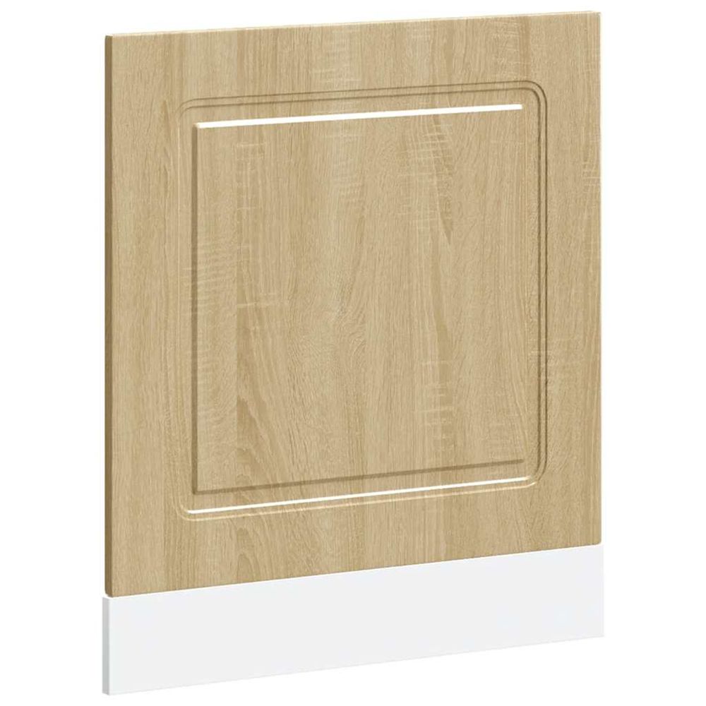 Panneau de lave-vaisselle kalmar chêne sonoma 60x1,5x57 cm