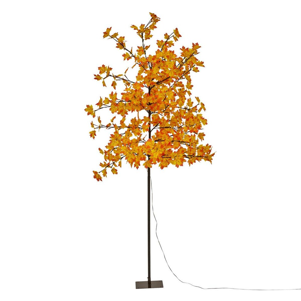 Arbre orange lumineux extérieur 300 led blanc chaud h. 200cm