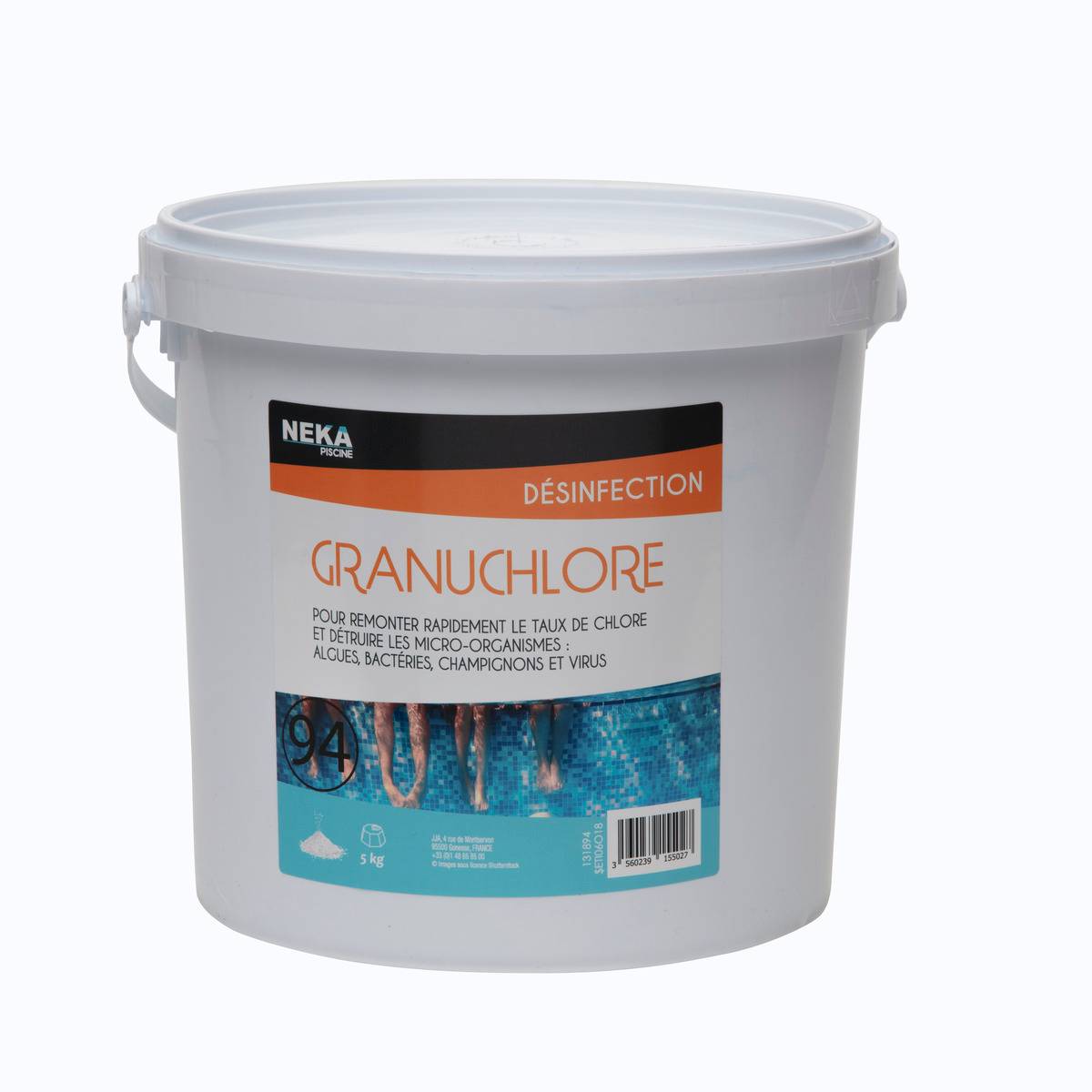 Chlore choc granulé 60 - 5 kg