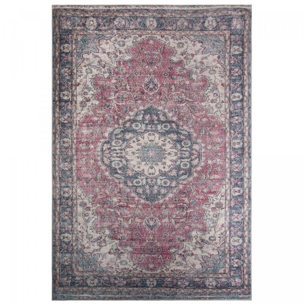 Tapis de cuisine 80x120 lyn11 meda 1 bordeaux, facile d'entretien