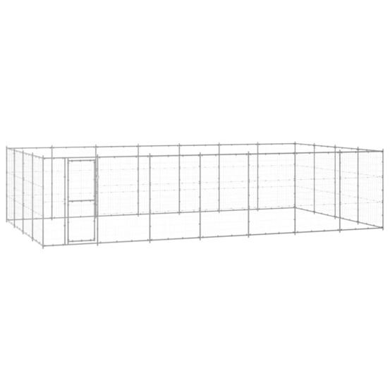 Chenil extérieur acier galvanisé 33,88 m²