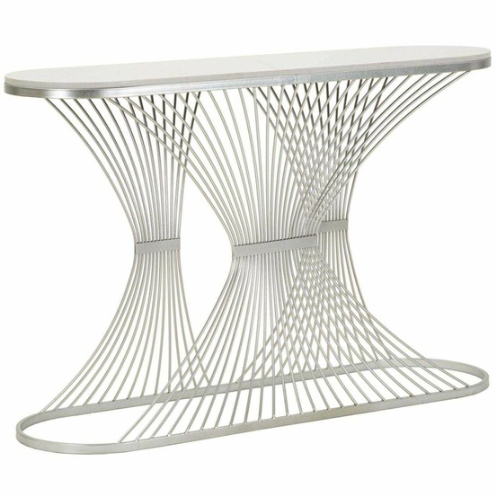 Console en métal stripe 120 x 35 x 79 cm