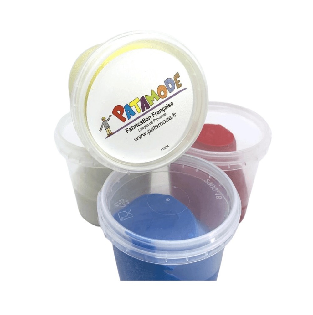 Pack de 4 pots de pâte à modeler végétale : couleurs primaires