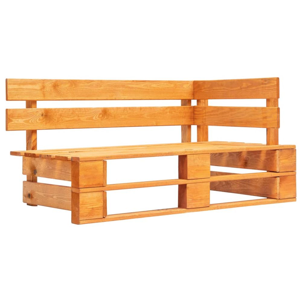 BANC PALETTE D ANGLE DE JARDIN-(869876)