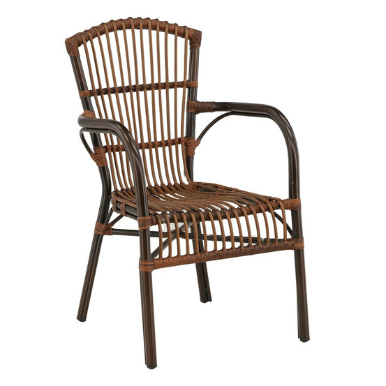 Chaise de jardin en rotin