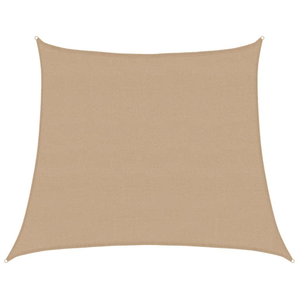 Voile d'ombrage 160 g/m² taupe 4/5x4 m pehd