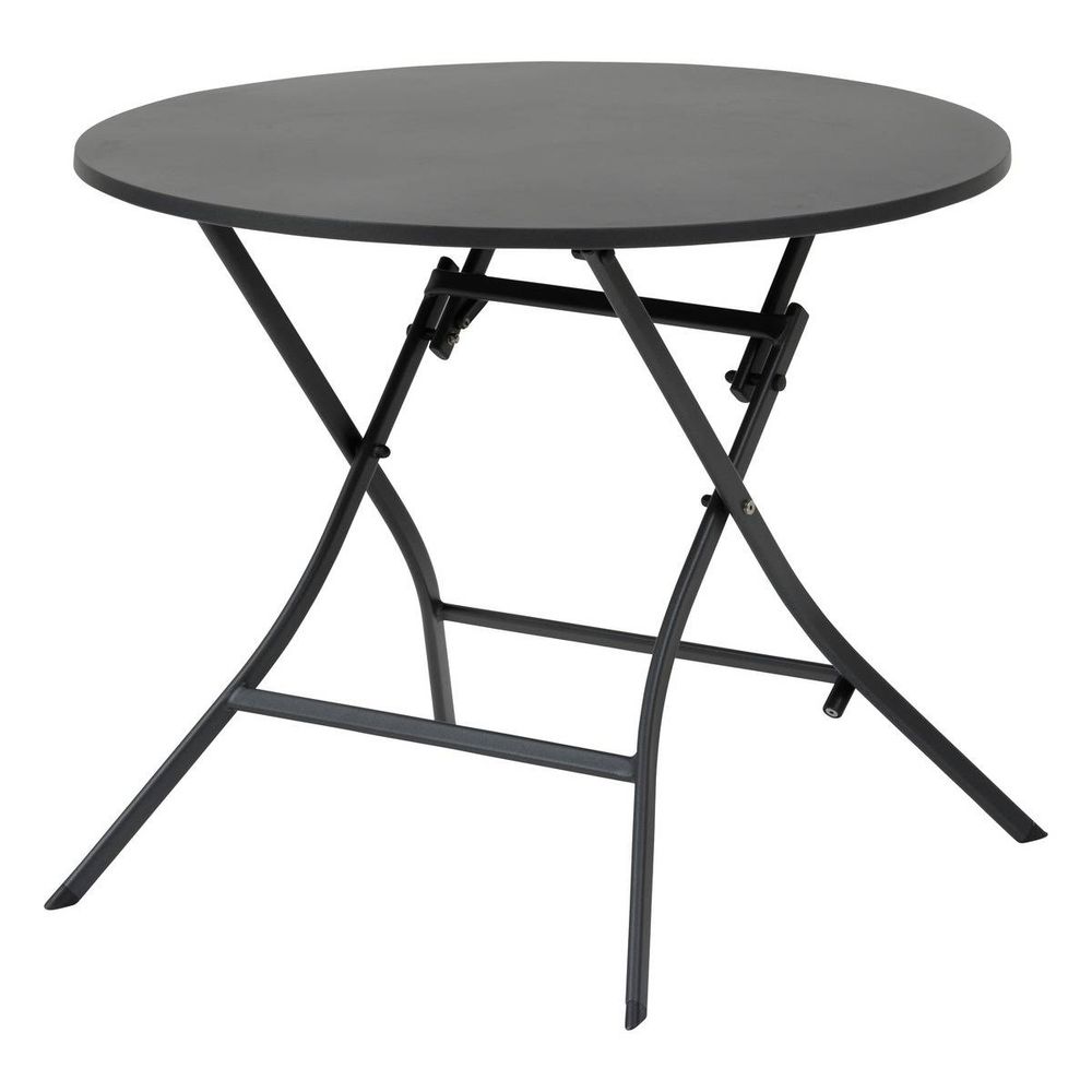 Table de jardin pliante ronde 