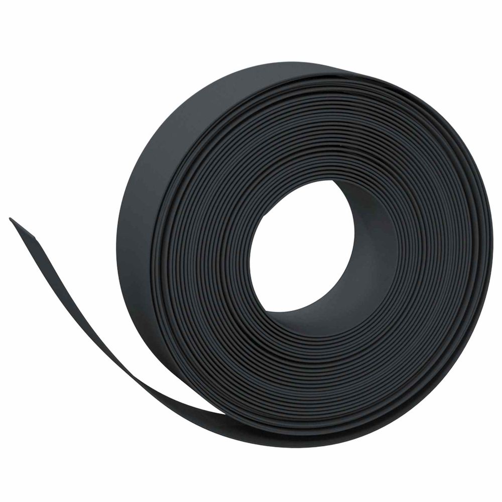 Bordures 25 m 15 cm pe noir