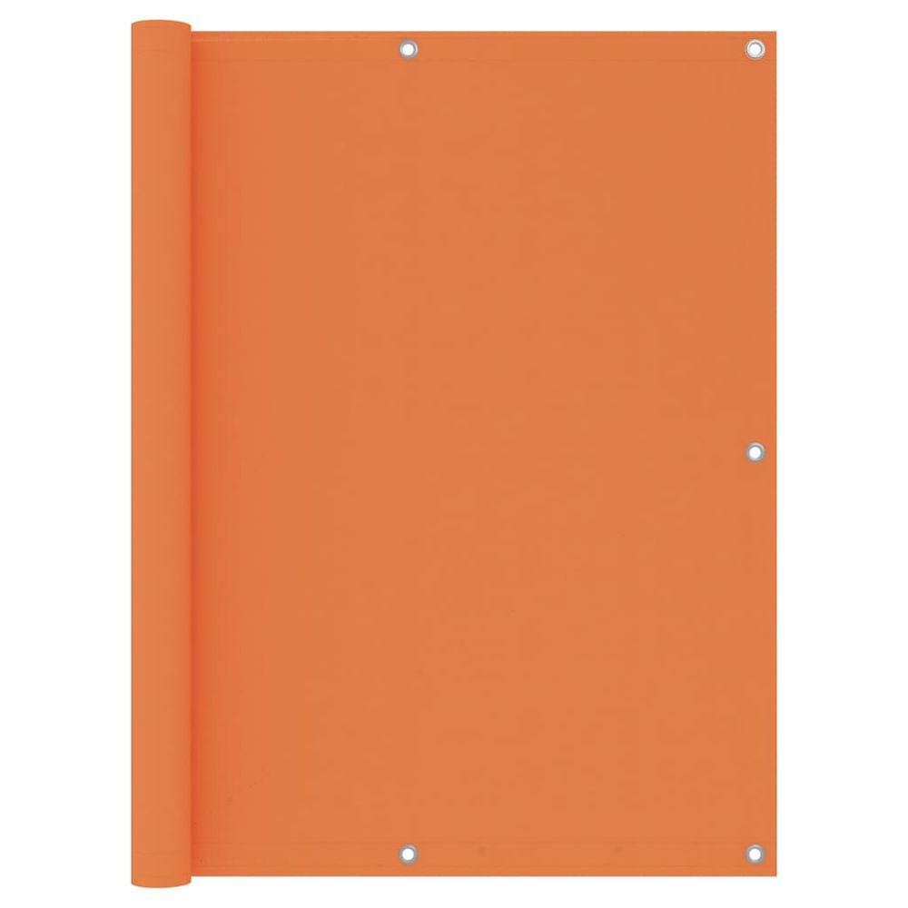 Écran de balcon orange 120x400 cm tissu oxford