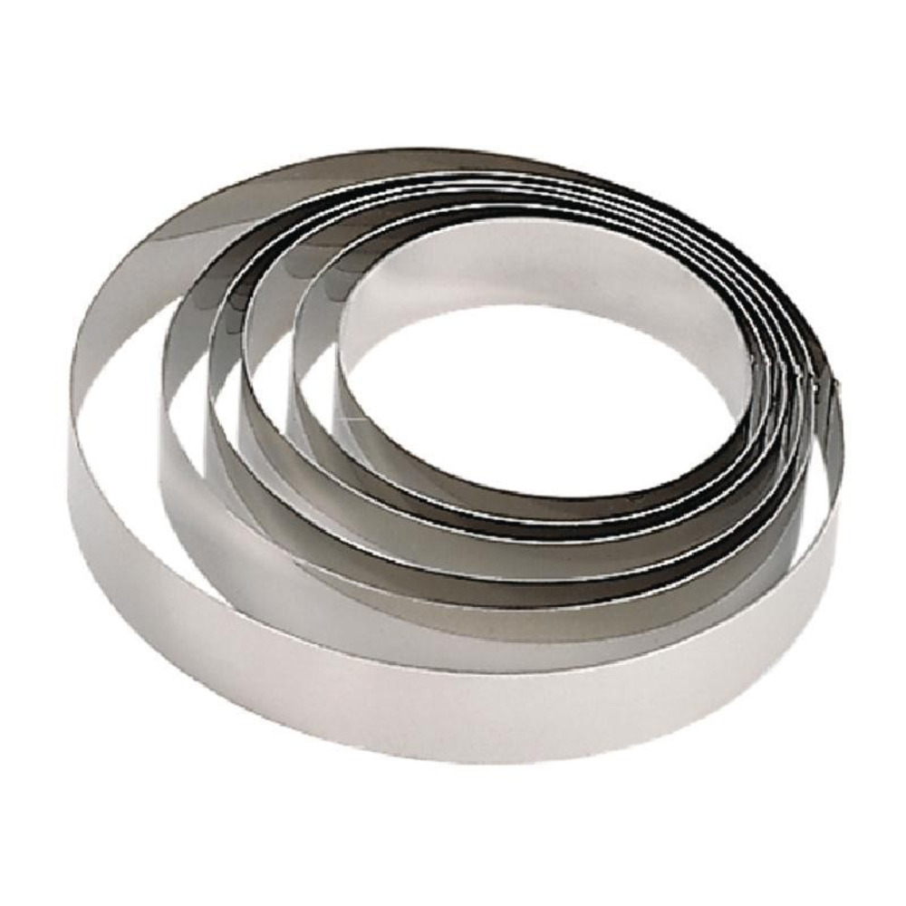 Cercle à mousse inox 240 x 60mm - de buyer