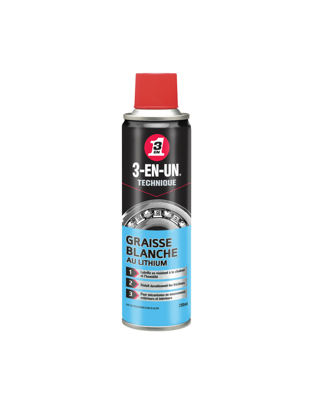 3-en-un graisse blanche gamme technique_250ml - 3-en-un